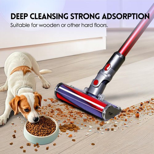 OTTWL Soft Roller Replacement Vacuum Head Compatible with Dyson V7,V8, Cyclone V10,V11,V15 Cordless Vacuum Cleaners, Suitable for Thin Carpets, Hardwood Floor