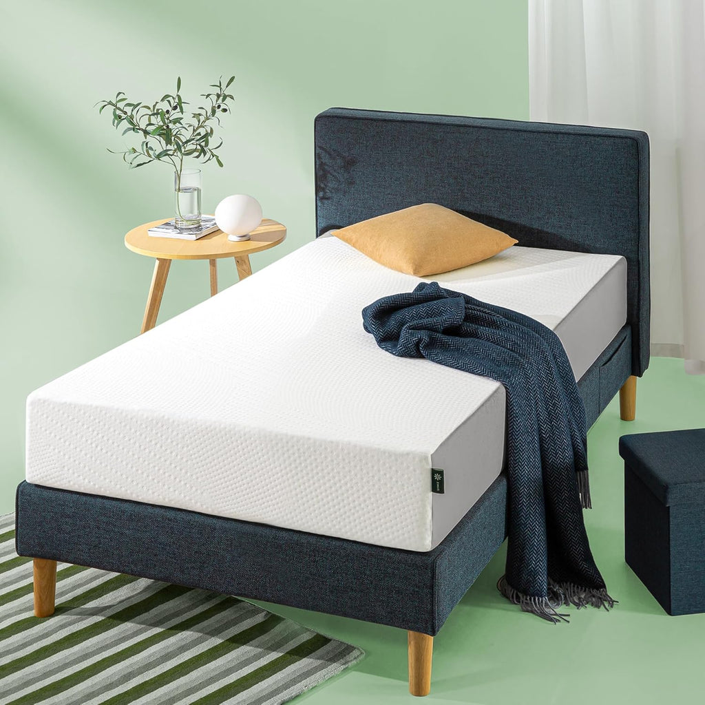 Zinus 10 Inch Twin Foam Mattress - Cooling Comfort with Certified Safe Materials