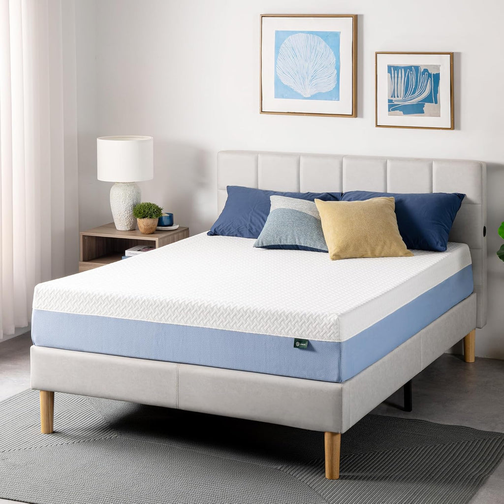 Zinus 10 Inch Full Memory Foam Mattress - Cooling Comfort, Fiberglass Free, Medium Feel, Safe Materials
