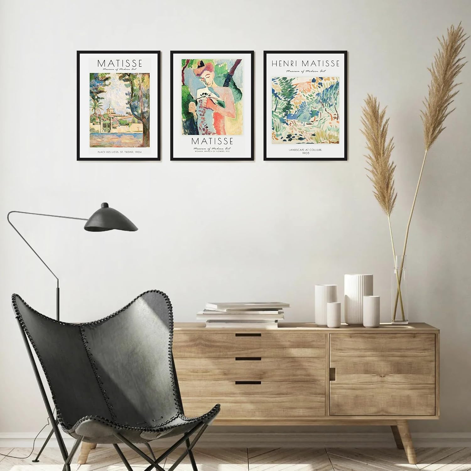 Upsimples 12x16 Picture Frame - Scratch-Proof Black Poster Frames for Photo Gallery | 3 Pack, Slide-In Strips