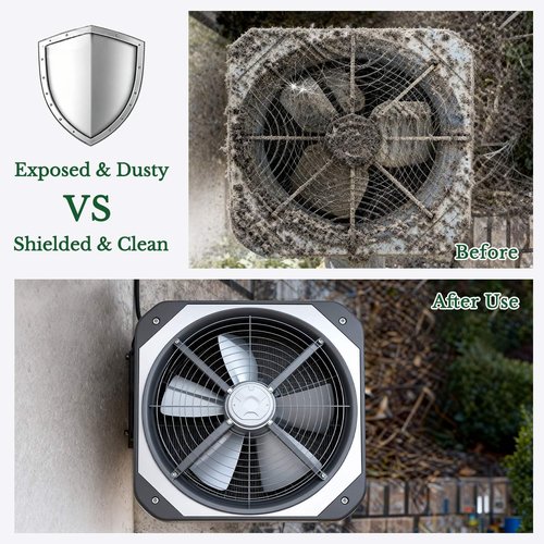 Air Conditioner Covers for Outside units - 36 x 36 Central Air Conditioner ac unit covers outdoor Top Universal Defender Mesh Design (36'' x 36'')