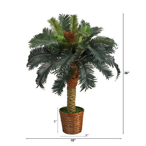 Nearly Natural 3ft. Sago Palm Artificial Tree