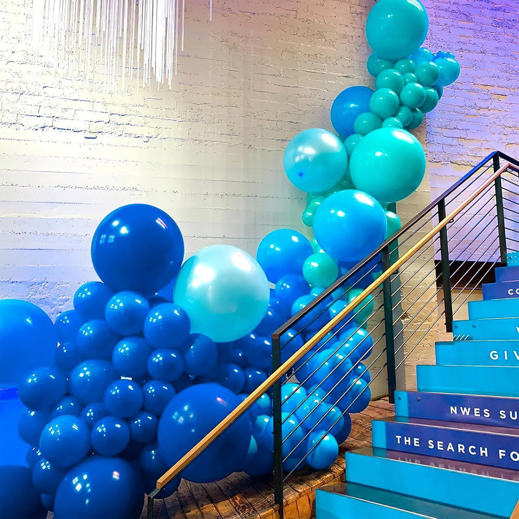 PartyWoo Royal Blue Balloons - 18 Inch Dark Blue Latex Balloons for Weddings & Celebrations | 20pcs