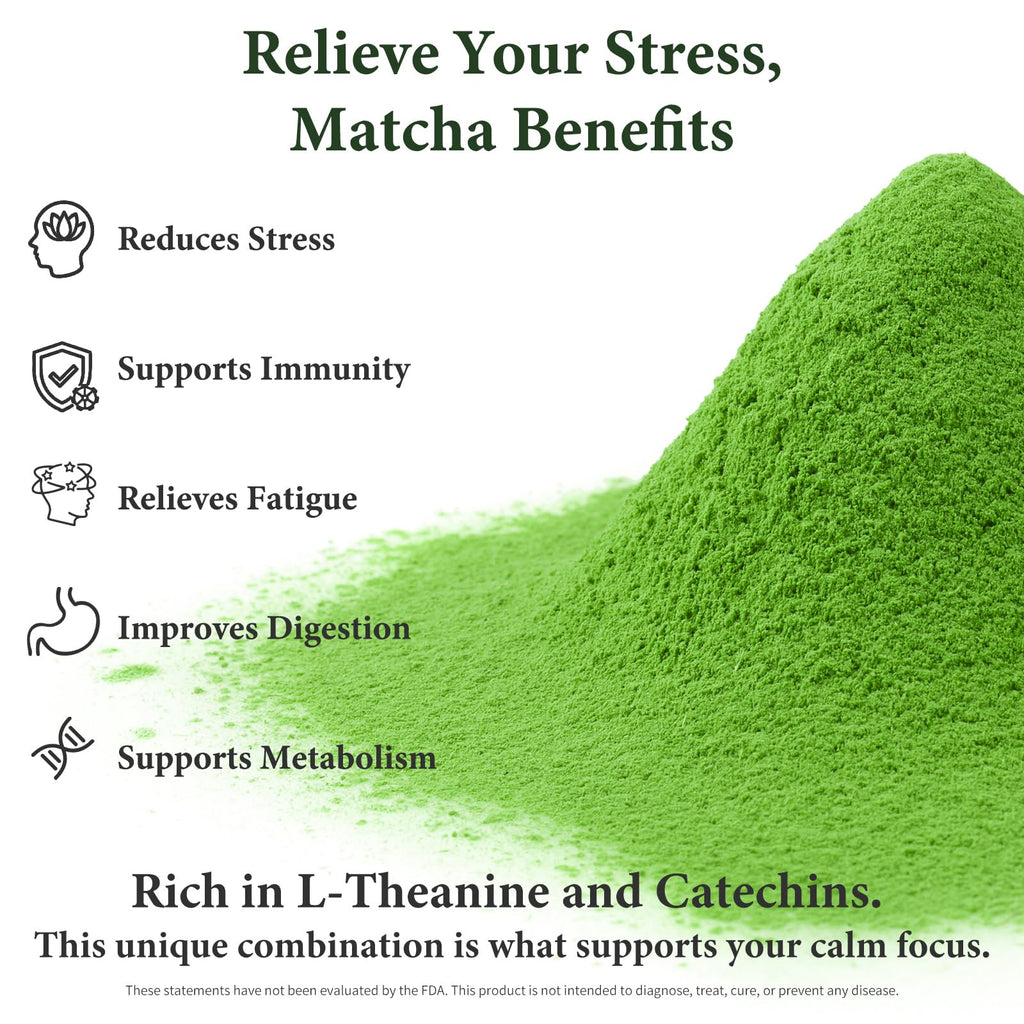 KANEMATSU Ceremonial Grade Matcha Powder 1.75oz Tin, Japanese JAS Certified Organic, Antioxidant Rich with Caffeine & L-Theanine for Focus & Relaxation, Kosher Non-GMO Green Tea (50g)
