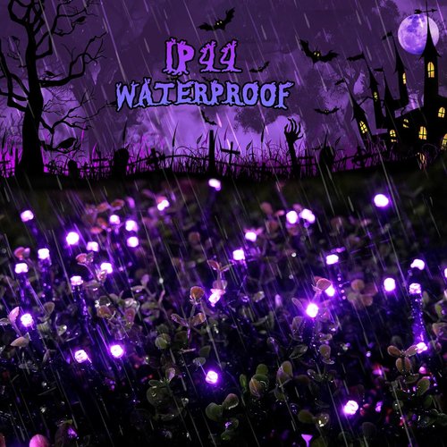 JMEXSUSS 200 LED Purple Christmas Lights - 66ft Connectable String Lights for Indoor/Outdoor Decor