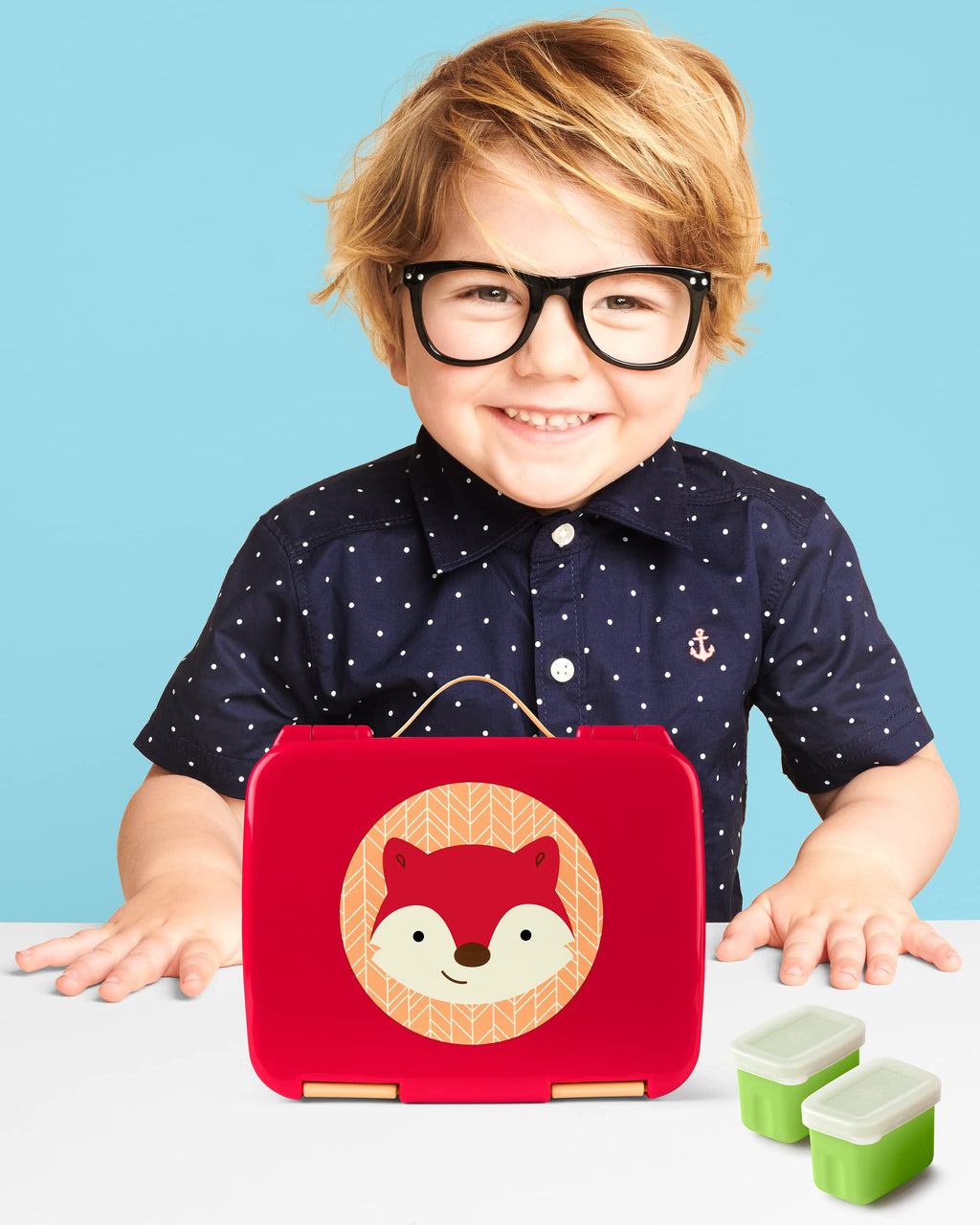 Skip Hop Kids Bento Lunch Box, Ages 3+, Zoo Fox