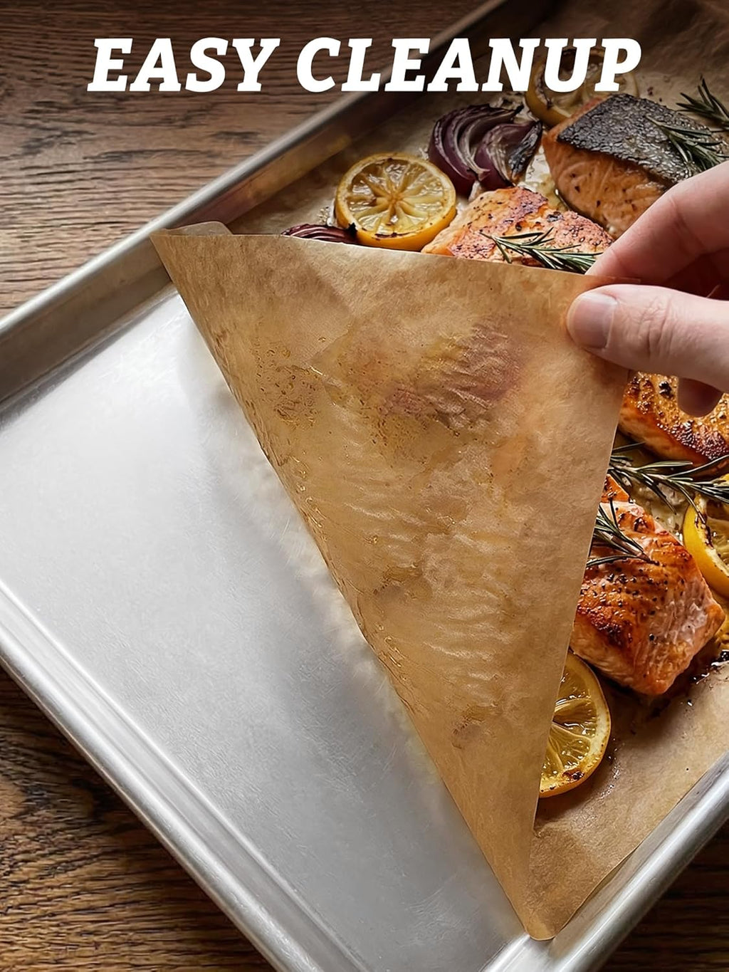 SMARTAKE Parchment Paper Baking Sheets - 400 Pcs Non-Stick Precut 12x16 Inches for Baking, Grilling & More