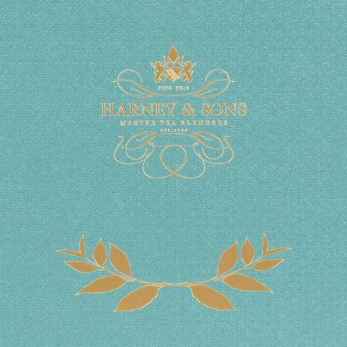 Harney & Sons Teal Tea Chest Gift, Featuring 8 Wrapped Sachet Flavors