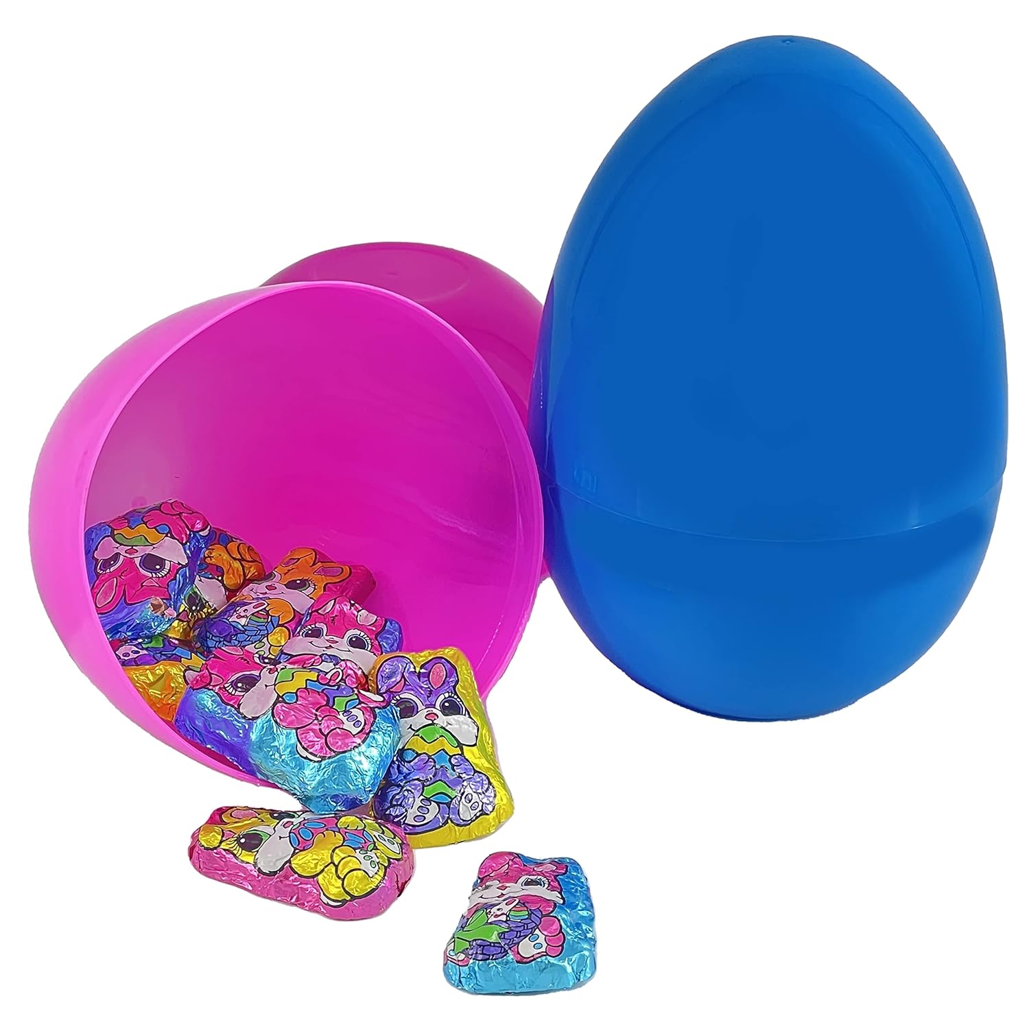 Skiennix Easter Bunnies - Smooth & Creamy Party Bag Fillers | Individually Wrapped Multicolor Foils (1 lb)