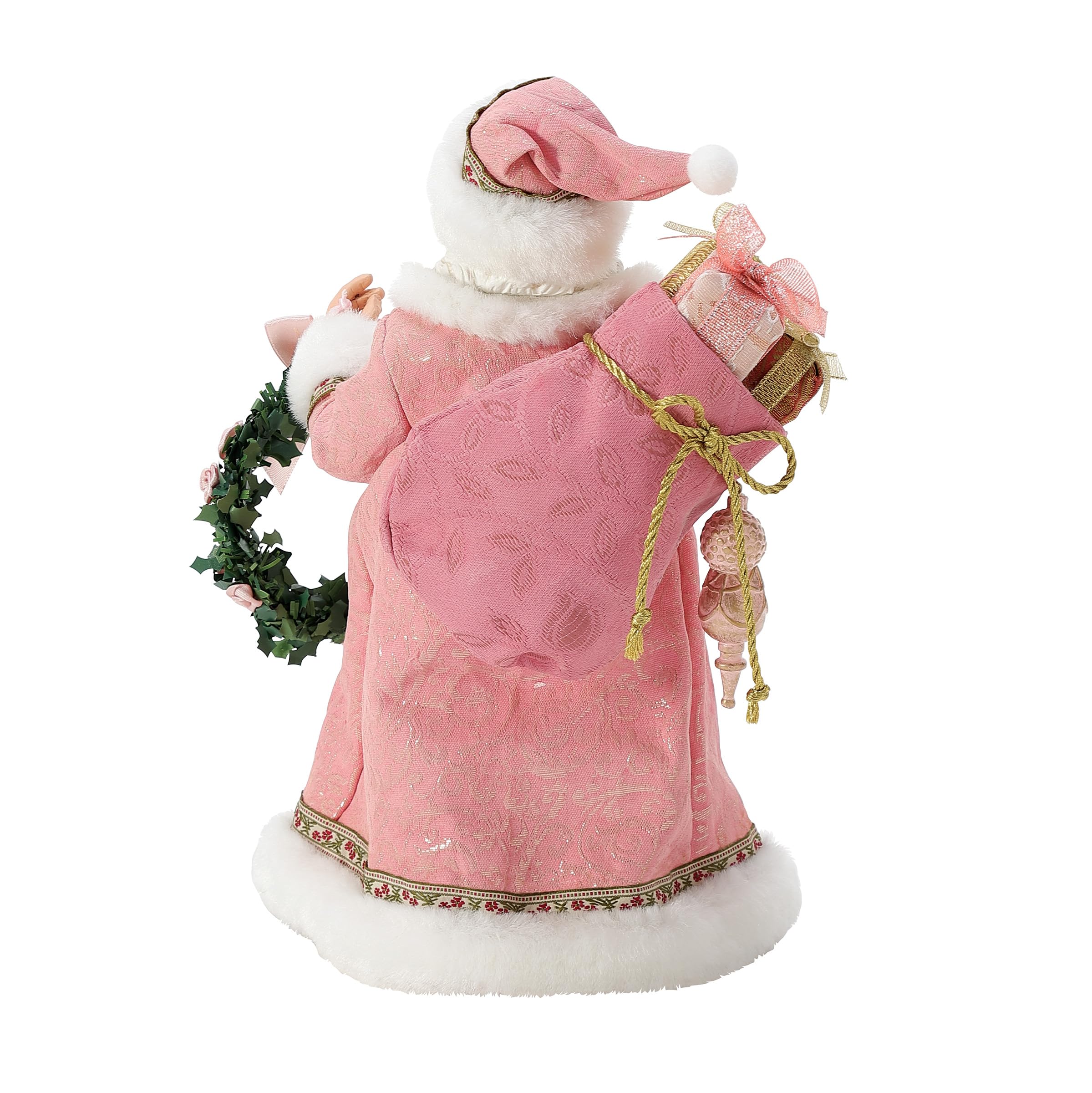 Department 56 Possible Dreams Christmas Traditions Santa Rosy Pink Cheeks Figurine, 10.5 Inch, Multicolor