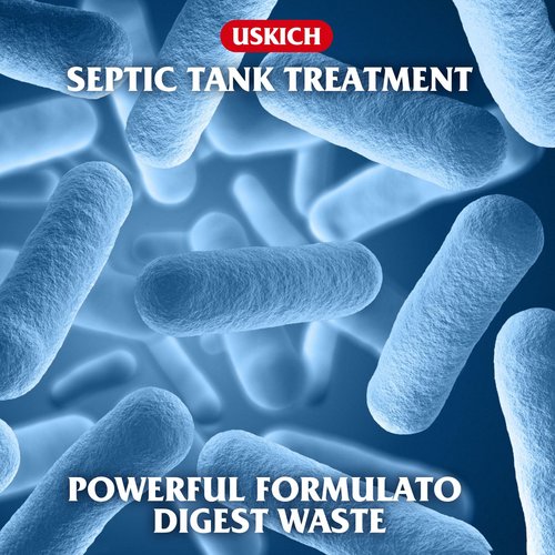 Septic Tank Treatment - 1 Year Supply of Septic Safe Dissolvable Easy Flush Live Bacteria Packets -12 Count,Friendly and Powerful Solution for Septic Systems