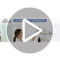 Alise Adjustable Glass Shelf Brackets for 6-10mm Thick Glass - 4 Pack