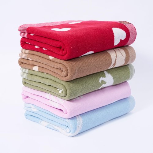 SWaddle AN Cactus Jacquard Baby Blanket, 30"x40" Two-Sided Breathable Throw Blanket for Boys and Girls, Newborn Infant Toddler Ideal for Gift