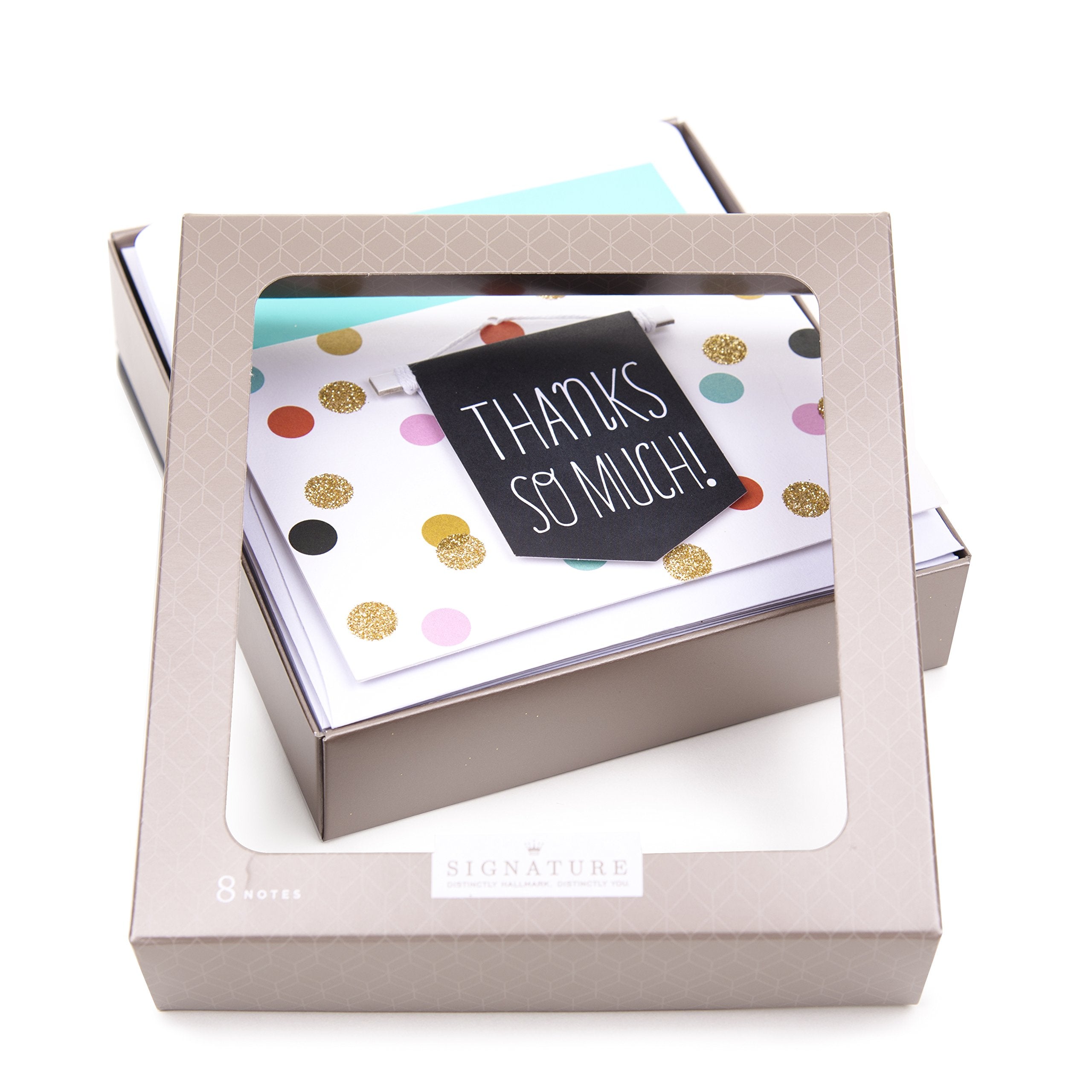 Hallmark Signature Thank You Notes (Thanks Banner, 8 Cards and Envelopes)