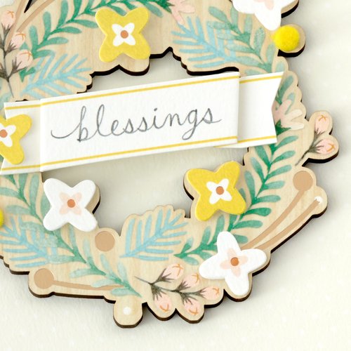 Hallmark Signature Religious Birthday Card or Mothers Day Card (Removable Wreath Ornament) (Pack of 2)