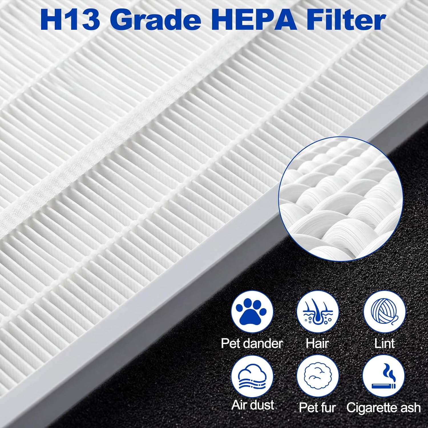 Shark Vacuum Filters - 2 + 4 Pack Replacement for Rotator Pro Lift-Away NV500 Series | High-Performance Filtration