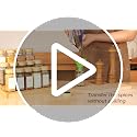 ComSaf 4oz Glass Spice Jars with Bamboo Lids - 6 Pack Starter Set