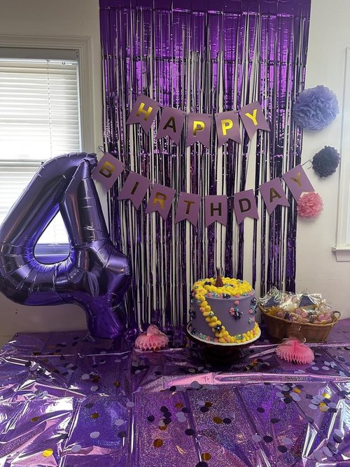 40 Inch Purple Number Balloon - Glamorous 40th Birthday Party Decoration for Men & Women