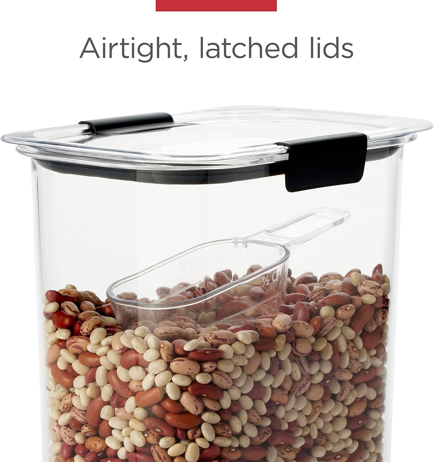 Rubbermaid Brilliance Pantry Storage Containers - 10 Piece Set | Clear & Airtight Design
