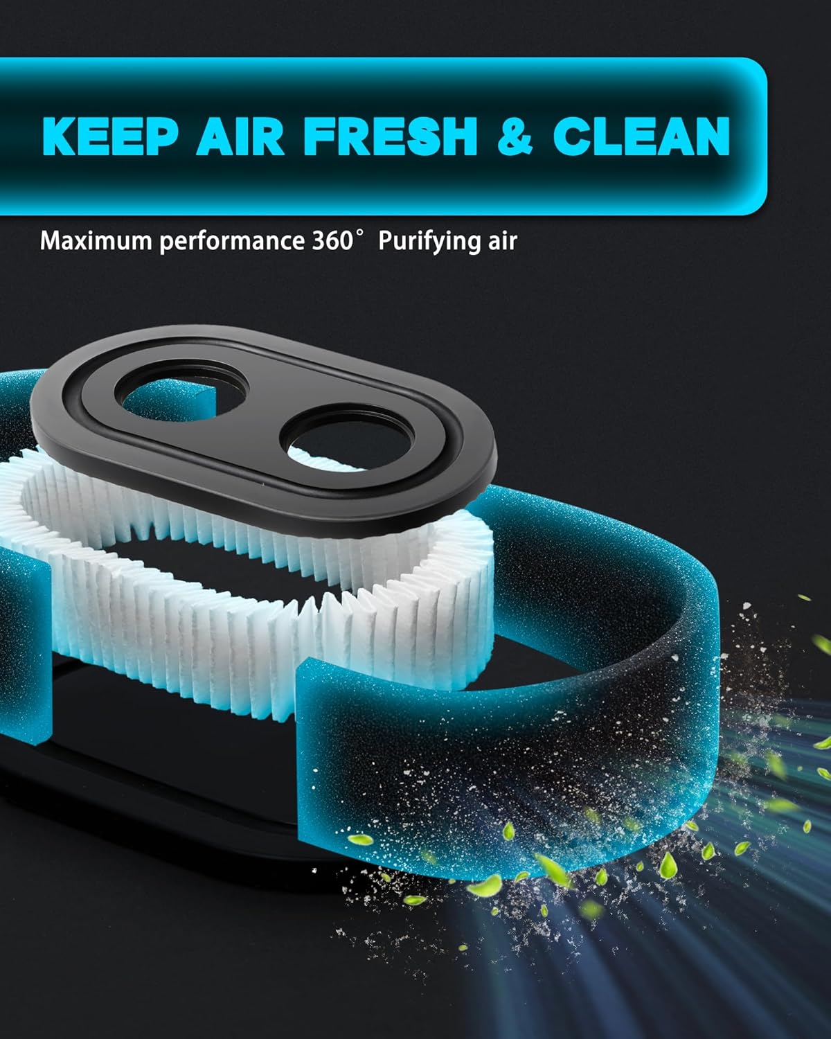 Troy-Bilt Air Filter - High-Performance Replacement for TB110, TB200, TB230 Lawnmowers | 4 Pack