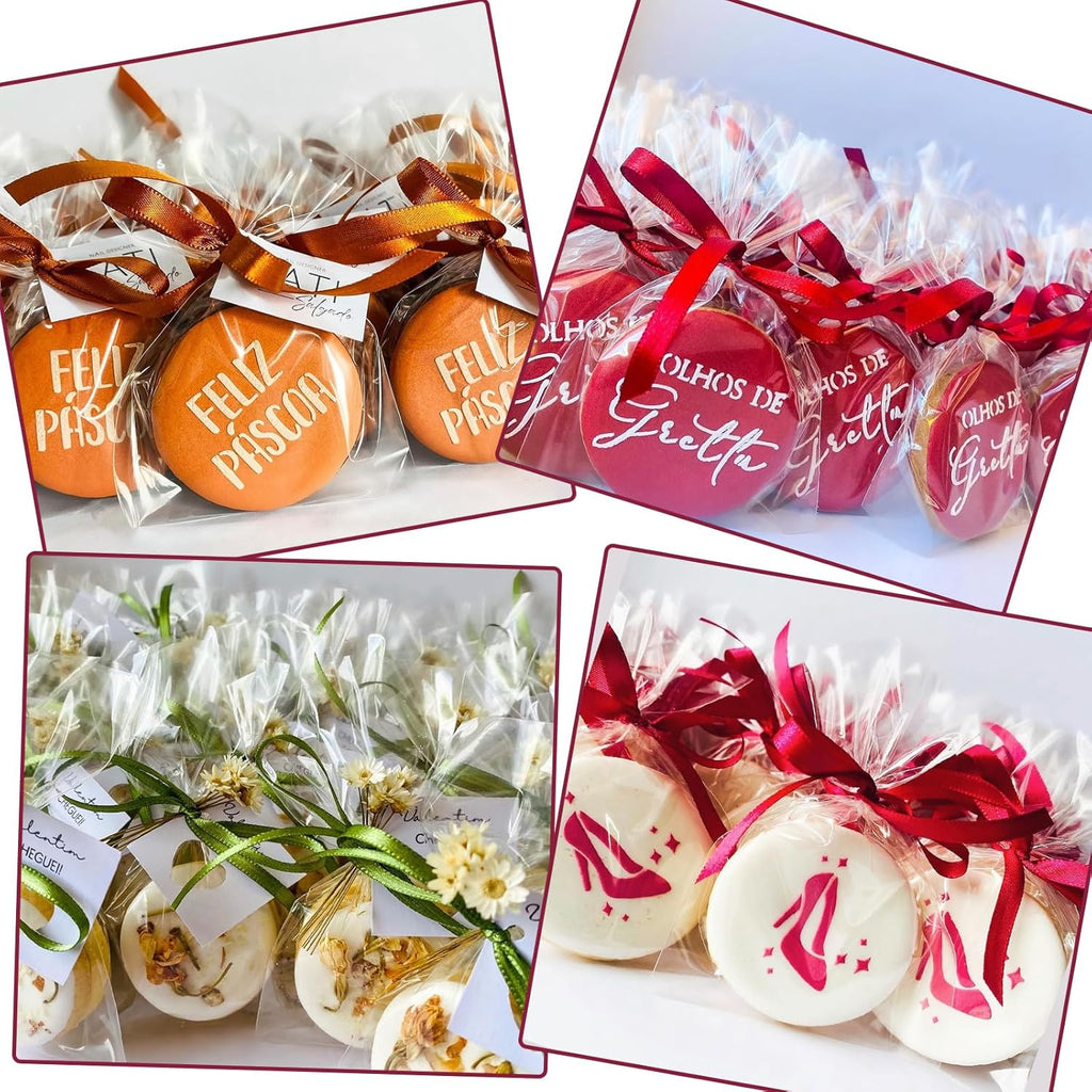 TEMLQPACK Clear Cellophane Bags - 100 Pcs, 4 x 6 Inch for Cookies, Treats, and Party Favors