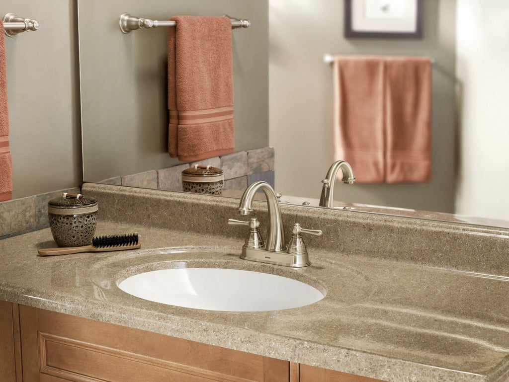 Moen YB5424BN Kingsley Collection 24-Inch Bathroom Single -Towel Bar, Brushed Nickel