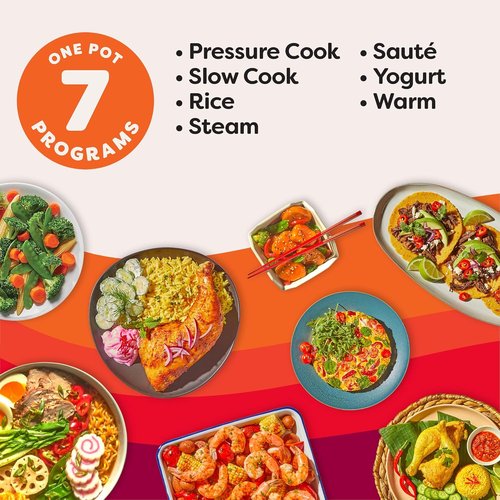 Instant Pot 4QT RIO Mini 7-in-1 Multi-Cooker - Versatile Pressure Cooker & Slow Cooker in Black