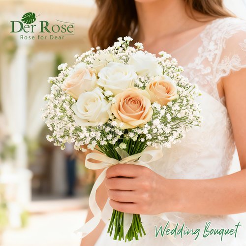 Der Rose 18Pcs Babys Breath Artificial Flowers Faux Gypsophila Stems, Real Touch Silk Fake White Babys Breath Flowers Artificial Bulk for DIY Wedding Table Centerpieces Home Party Decorations