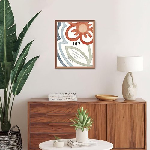 LARTSFRO Jesus Bible Kids Wall Decor - Christian Boho Art Prints | Set of 4 Unframed 10x8 Inch Posters
