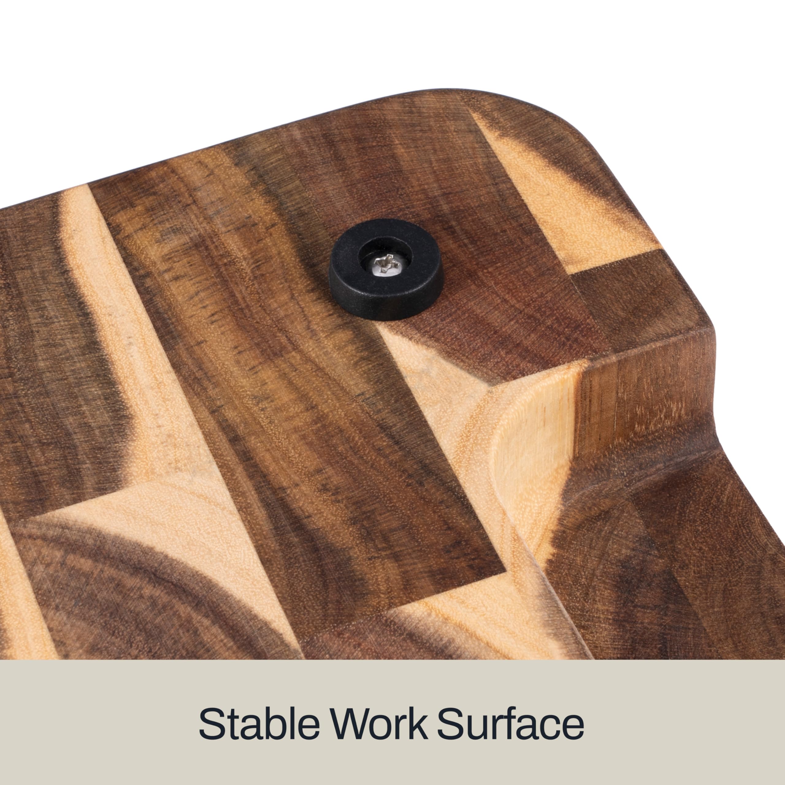 All-Clad Kitchen Essentials Acacia Cutting Board w/Juice Groove 19x14 Inches, 1" Thick, Chopping Board for Meat, Cheese, Vegetables, Fruit, Serving Board for Kitchen & Dining Room, Charcuterie, Brown