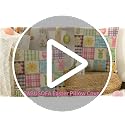 Easter Bunny Pillow Cover 18x18 Inch, Colorful Buffalo Plaid Linen Case
