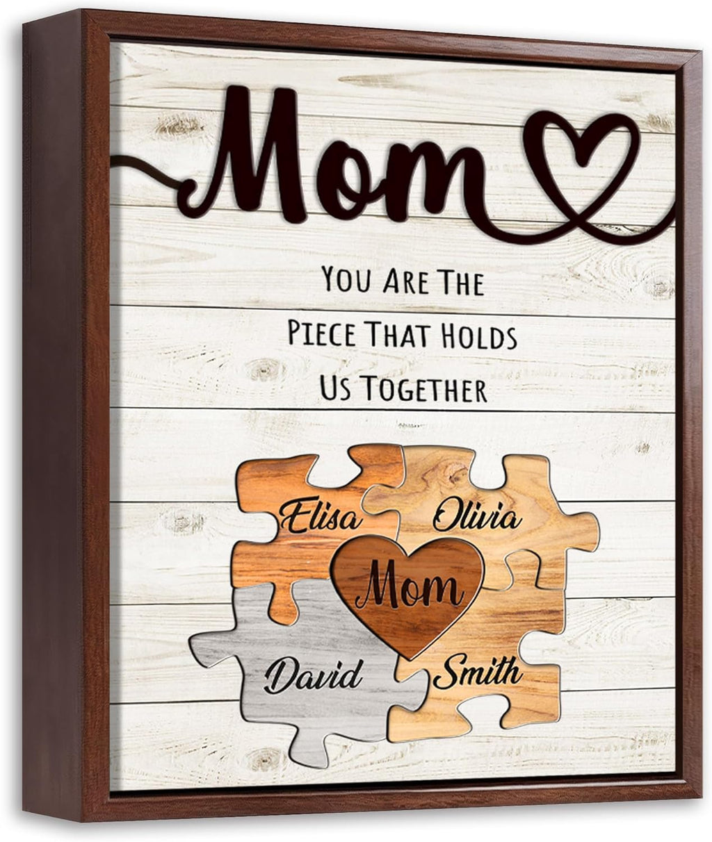 Regine Switzerland Personalized Mother's Day Gift | Custom Puzzles & Canvas Prints for Mom, Nana, Grandma