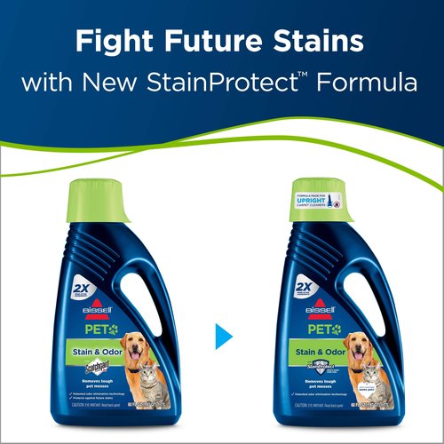 BISSELL 2X Pet Stain & Odor Full Size Machine Formula, 60 ounces, 99K52