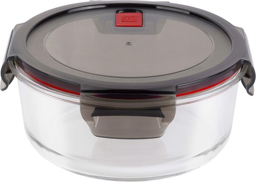 Zwilling J. A. Henckels Zwilling Gusto 39506-004 Gusto Storage Container, Round Shape, 4.9 fl oz (1,300 ml), Glass Airtight, Heat Resistant, Container, Microwave Safe, Dishwasher Safe