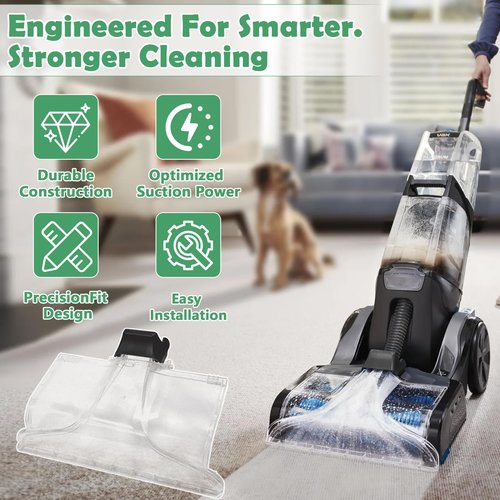 440014442 Upgraded Replacement Front Floor Nozzle Assembly Compatible with hoover Automatic Carpet Cleaner Replacements Parts Fits for SmartWAsh 2nd Generation And SmartWash PET (Without Sprayer)