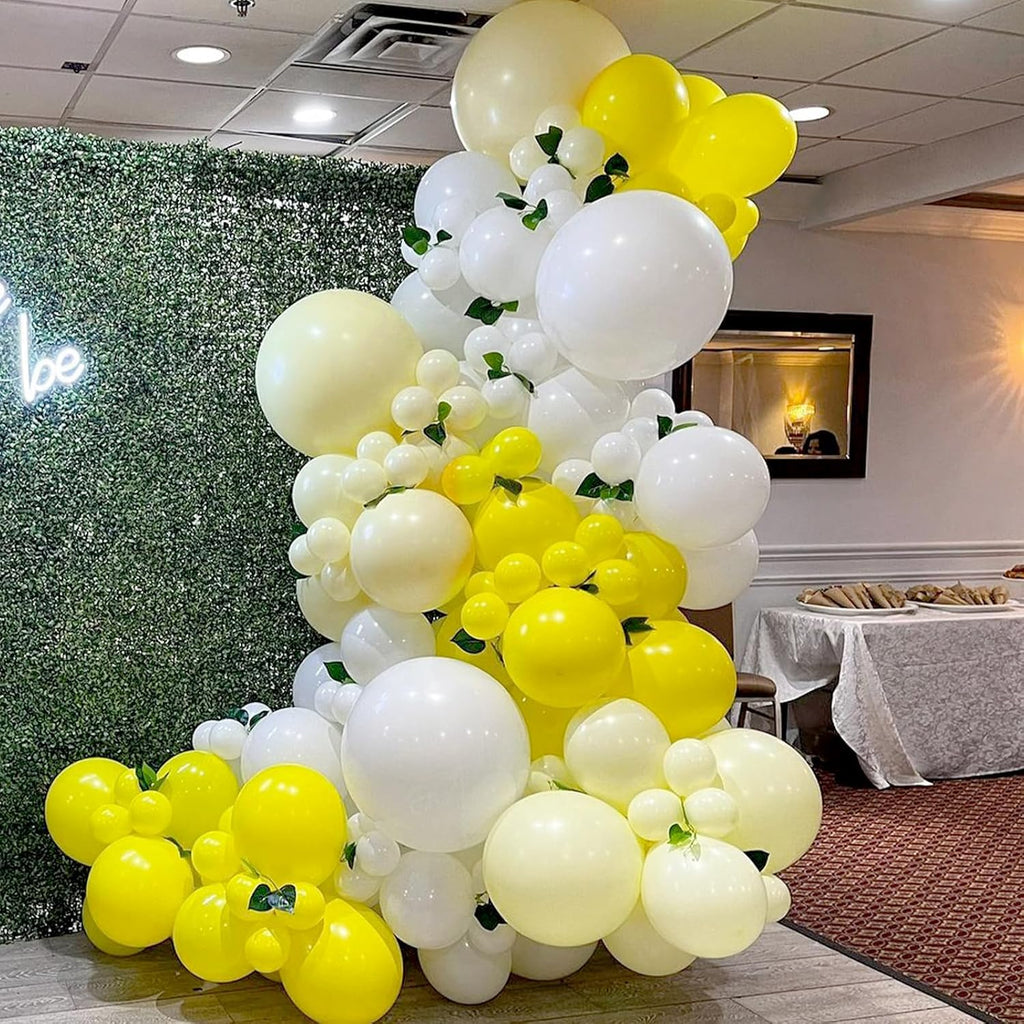 Pastel Yellow Balloons - 12-Inch Light Yellow Latex Balloons | 50-Pack for Gender Reveal & Baby Shower Decor