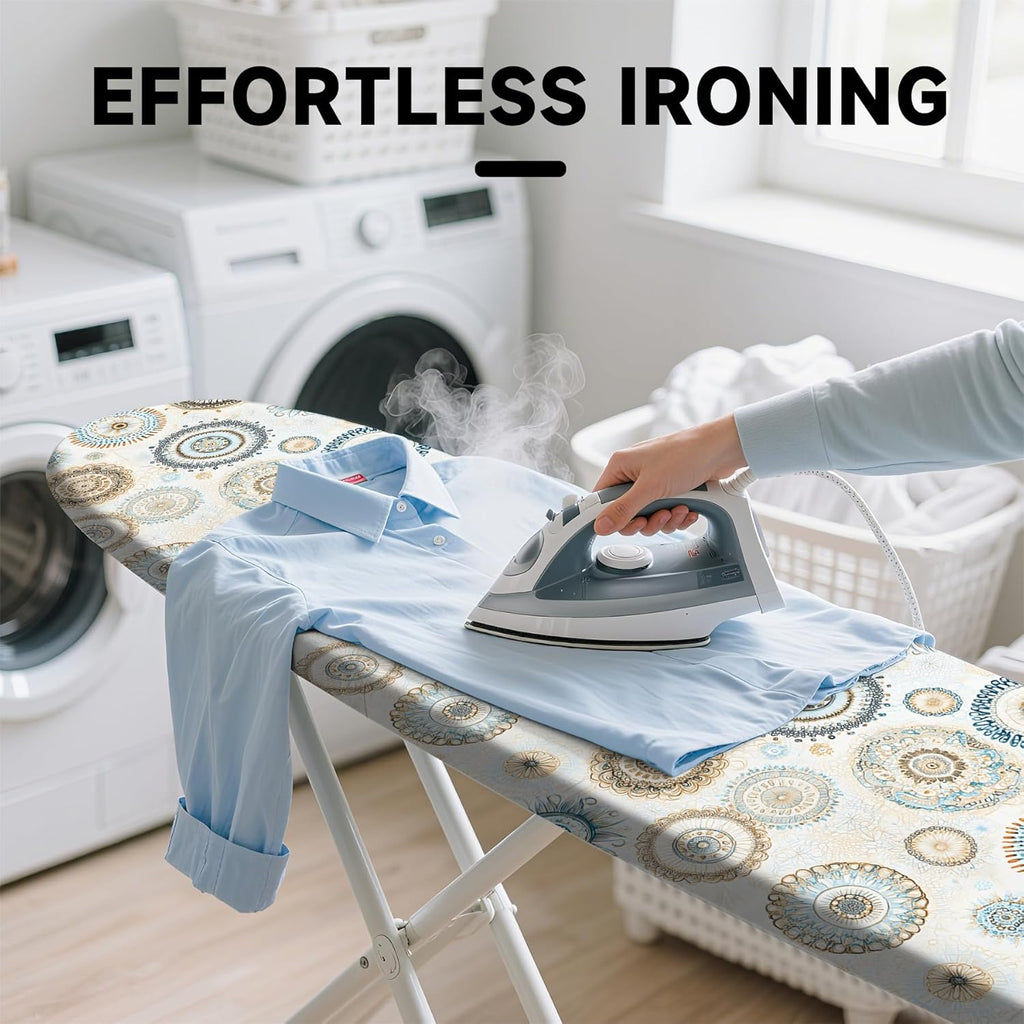 Regine Switzerland Ironing Board Cover - Heavy Duty Non-Slip Design with Thick Padding | 15"x54" Standard Size