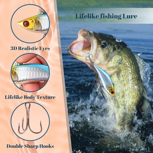 Fishing Advent Calendar 2025 - Lures Kit with Tackle Box | 24-Day Countdown Gift for Men & Boys