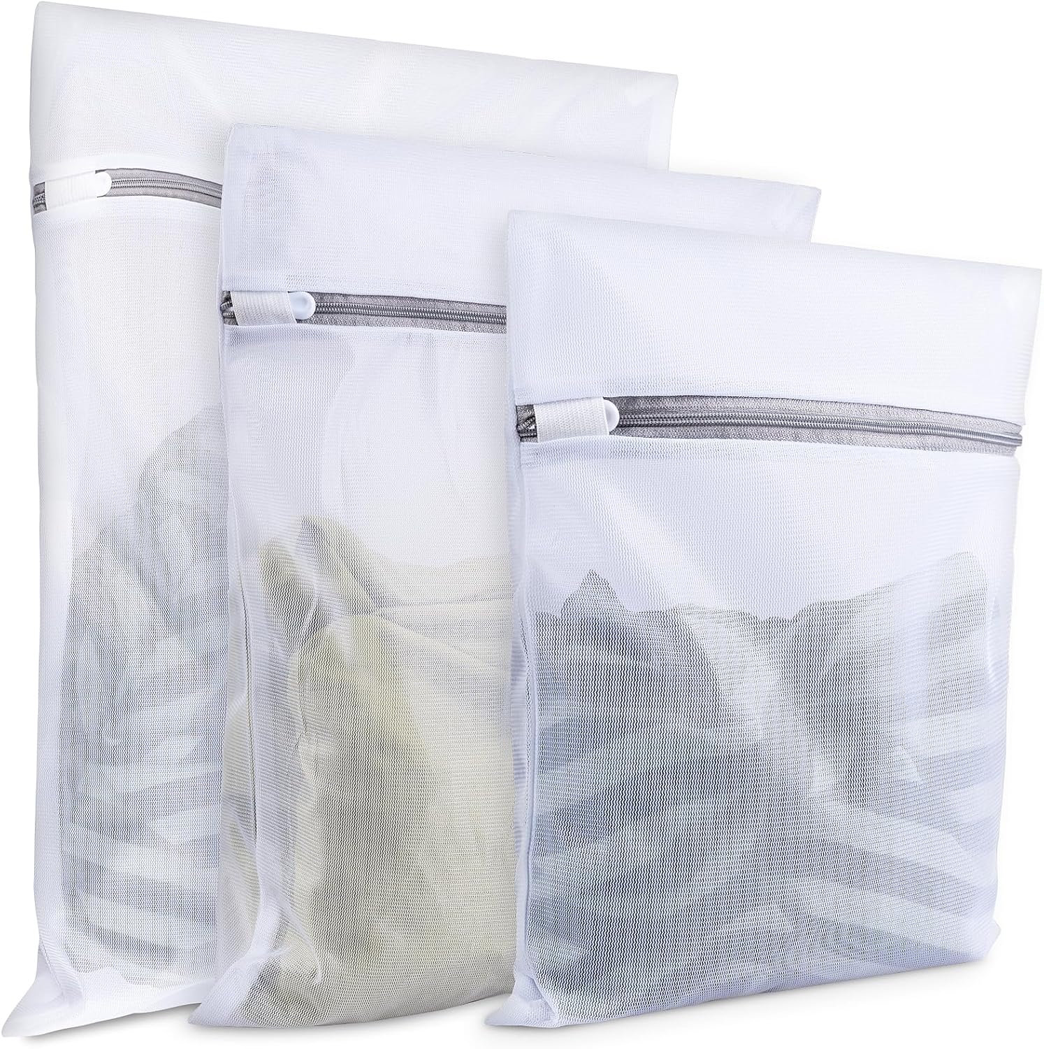Mesh Laundry Bags by [Brand Name] - Durable Delicate Wash Bags | 3 Sizes (Large, Medium, Small) for Gentle Cleaning