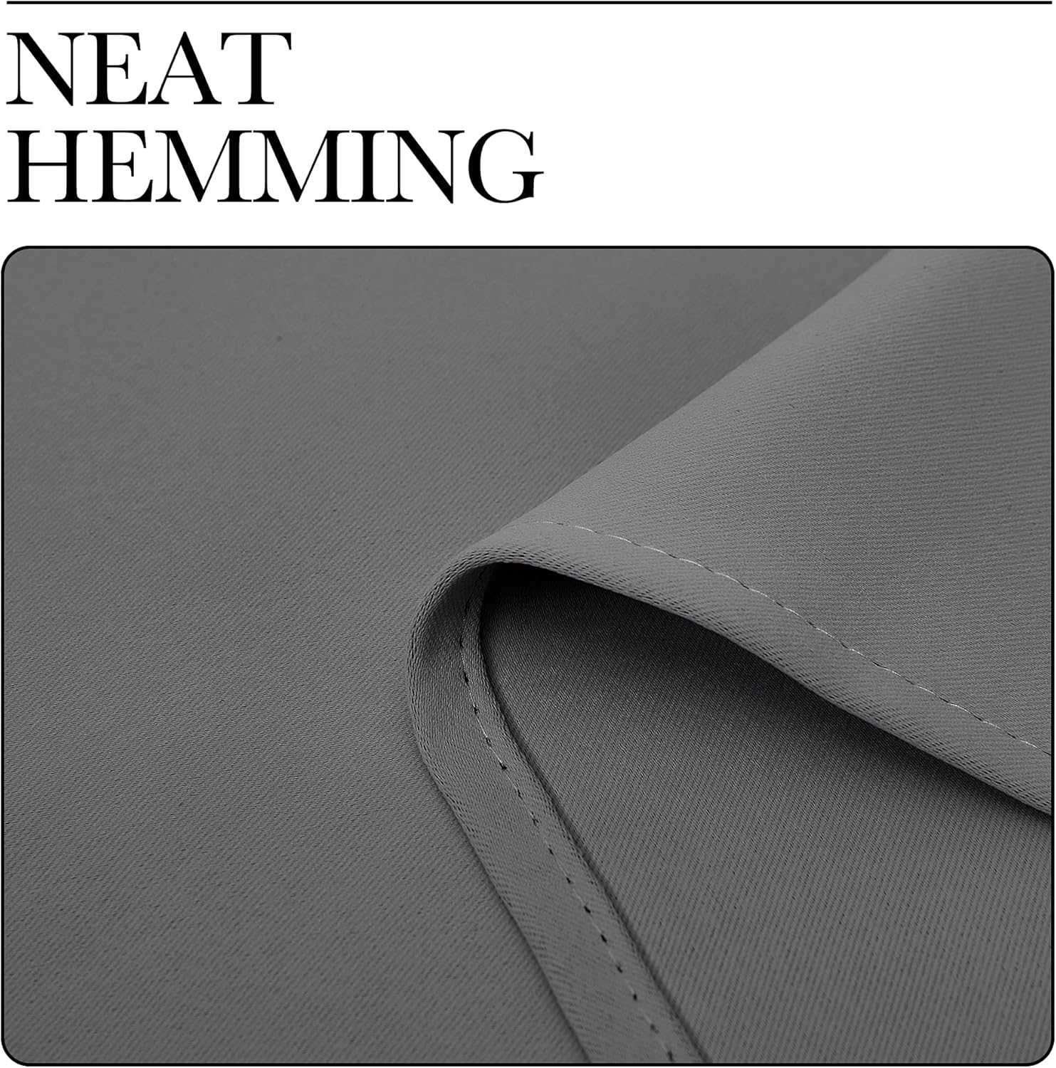 NICETOWN Blackout Curtains - Noise Reducing Thermal Insulated Drapes | 2 Panels, 55 x 78 Inch, Gray