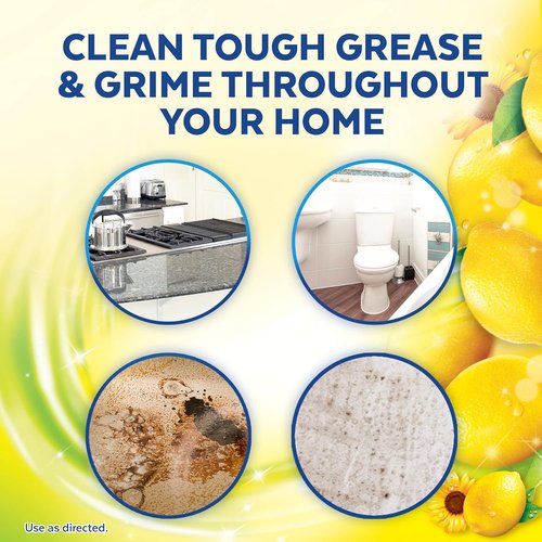 Lysol Pro All-Purpose Cleaner - Advanced Deep Cleaning Disinfectant Spray - Lemon Breeze - 32 oz Bottle (Pack of 12)