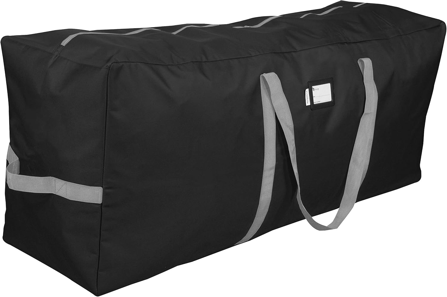 Primode Heavy Duty Christmas Tree Storage Bag - Fits 9 Ft Trees | Durable 600D Oxford Material, Black
