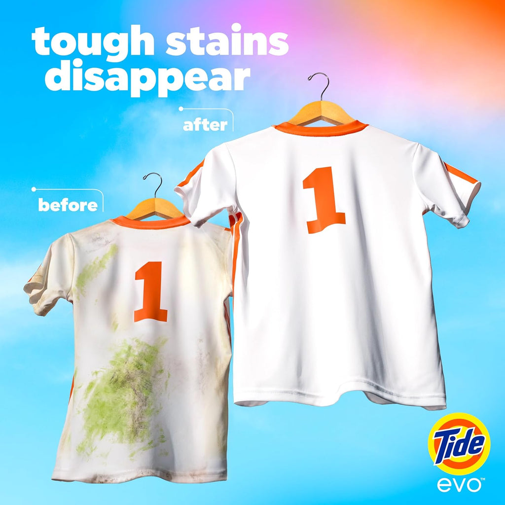 Tide Evo Original Scent Laundry Detergent - 42 Count Fiber Tiles for All Machines & Stain Removal
