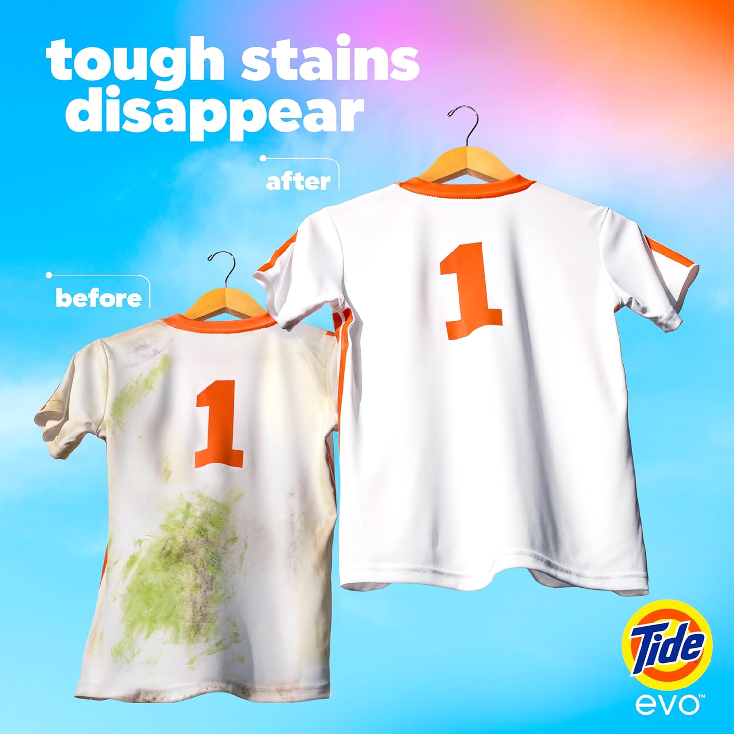 Tide Evo Original Scent Laundry Detergent - 42 Count Fiber Tiles for All Machines & Stain Removal