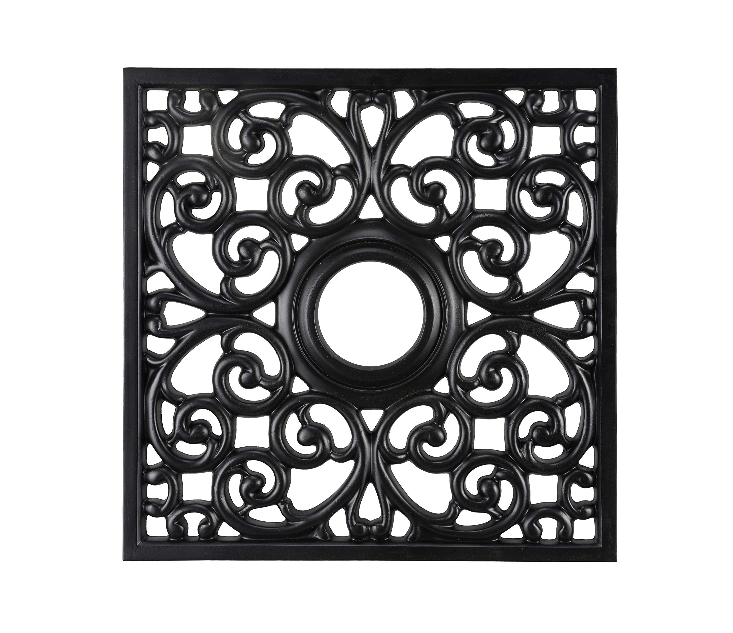 Aspen Creative 20300 18" Wide Square Ceiling Medallion