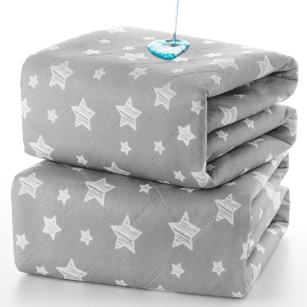 Skiennix Waterproof Bed Pads - Washable Incontinence Chuck Pads | 34" x 36" (2 Pack) for Dogs & Seniors