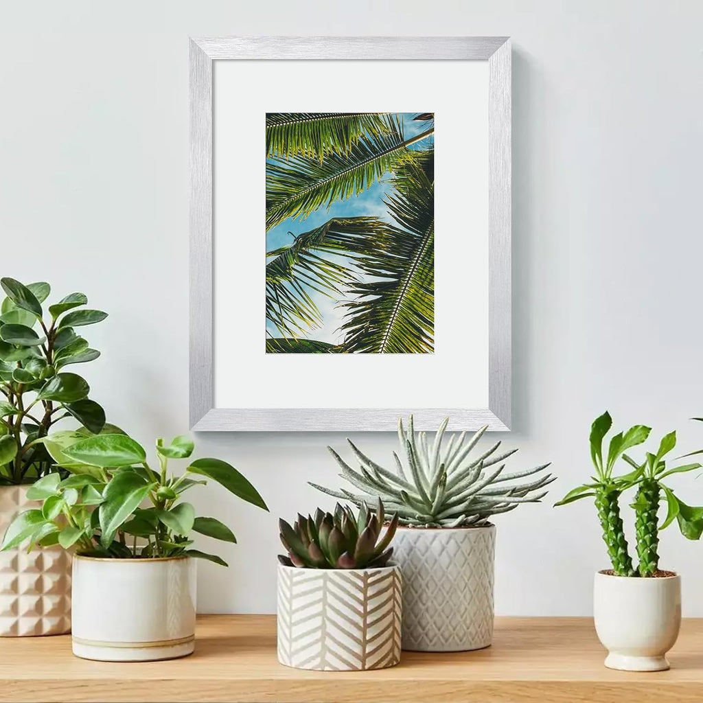 Upsimples 8x10 Picture Frame - Versatile Display for 5x7 or 8x10 Photos | Silver, 1 Pack