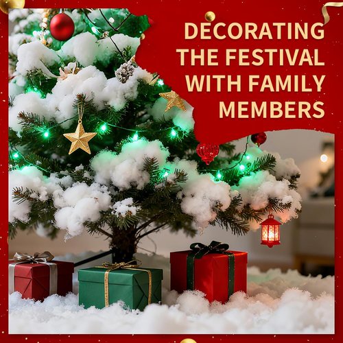 Fluffy Fake Snow by [Brand Name] - Soft Artificial Snow for Christmas Decor & Gifts | 7 Ounce