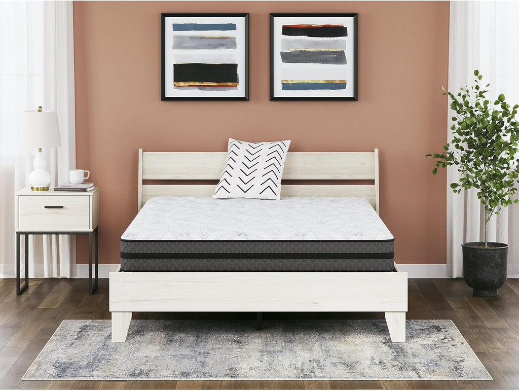 Signature Design by Ashley 10-Inch Hybrid Gel Memory Foam Mattress - Pressure Relief & Lumbar Support, Queen