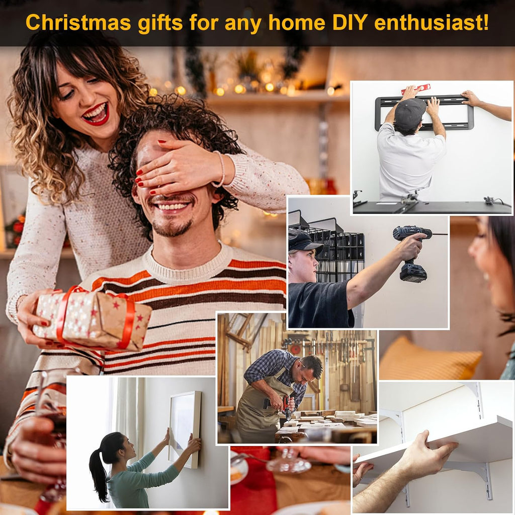 Skiennix Stud Finder Wall Scanner - 5-in-1 Tool with Microprocessor Chip & HD LCD Display | Yellow Pear